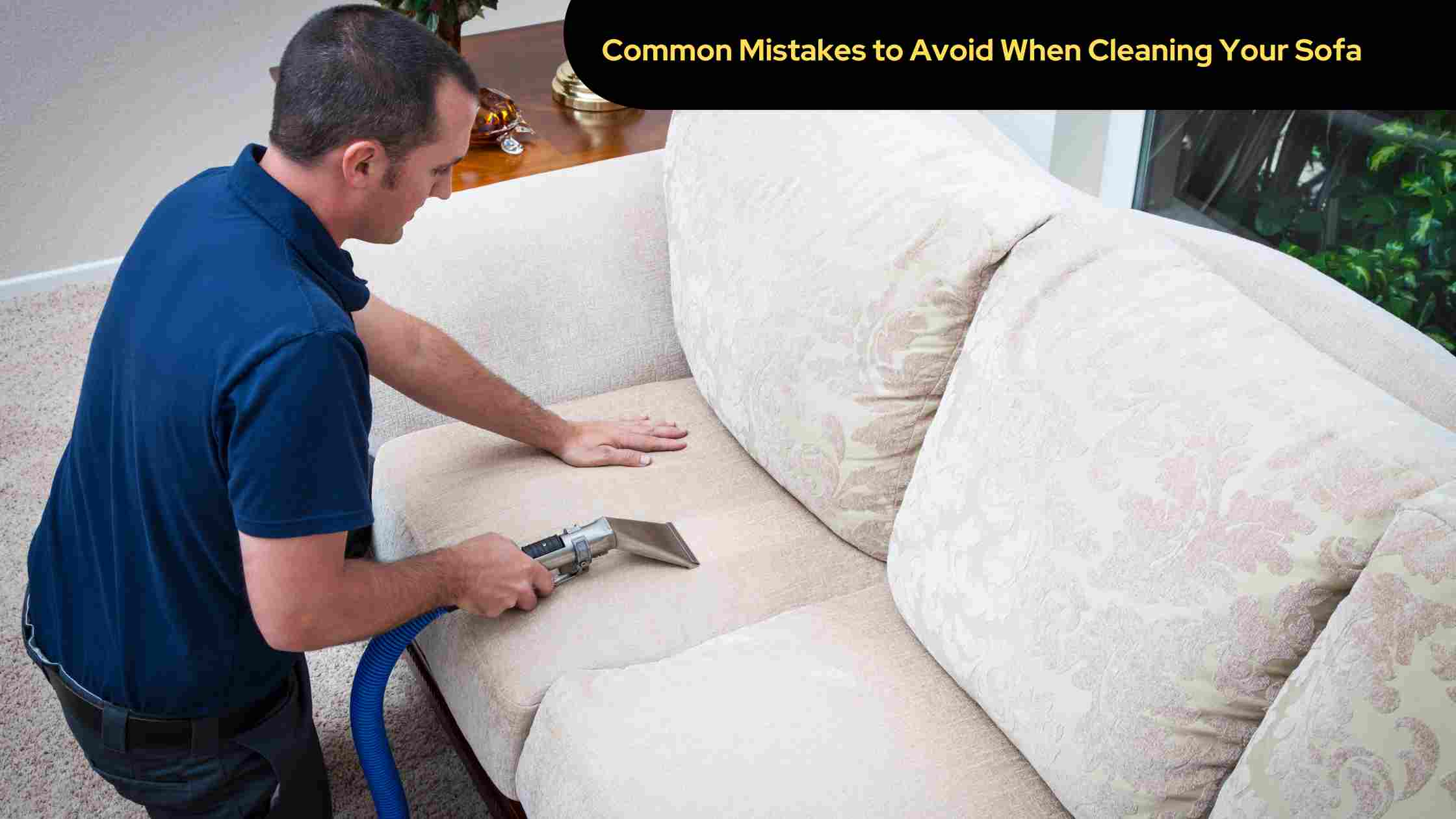 Common Mistakes For sofa Cleaning