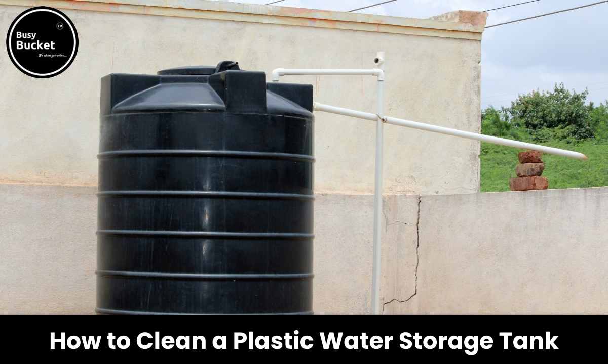 How to Clean a Plastic Water Storage Tank