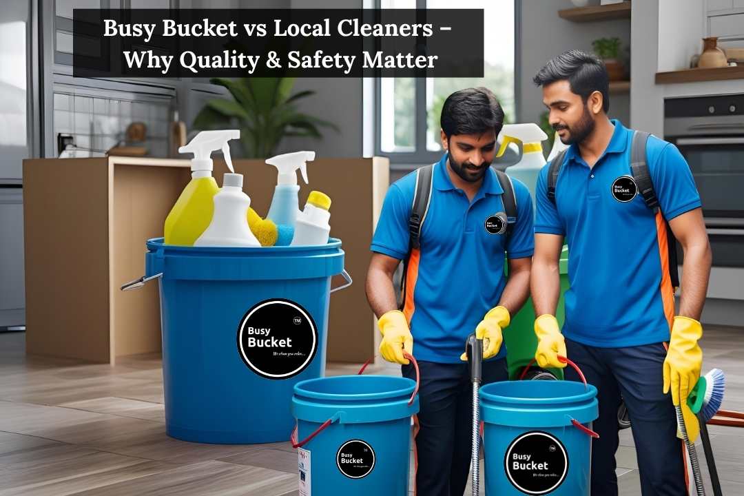 Busy Bucket vs Local Cleaners
