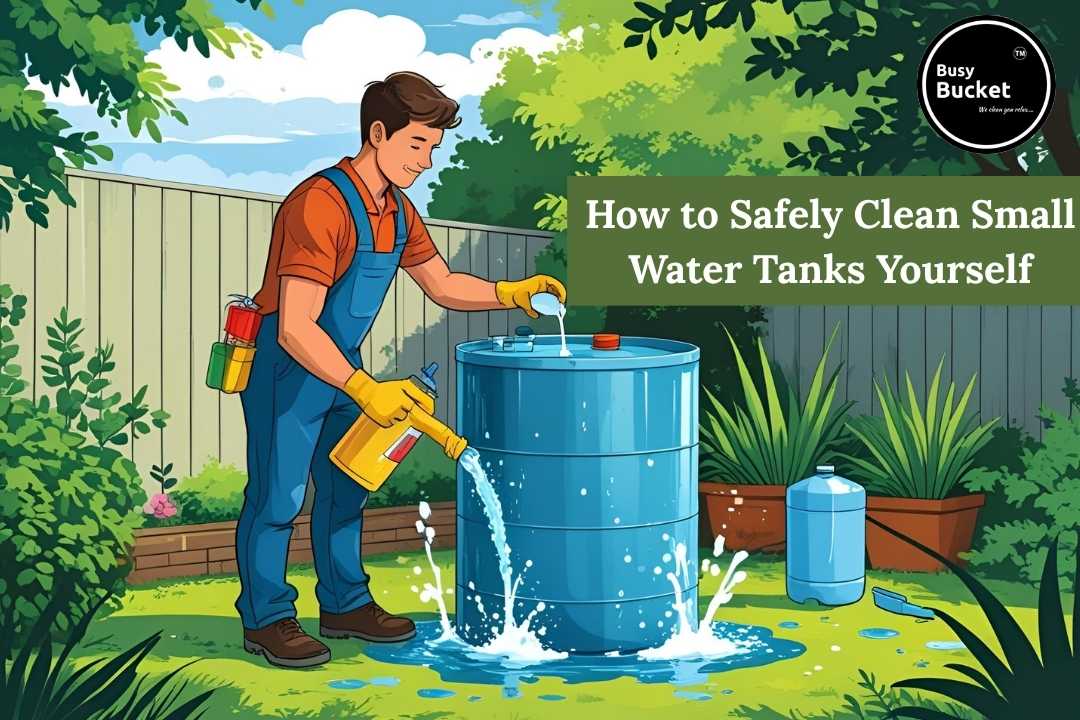 DIY Small Water Tank Cleaning