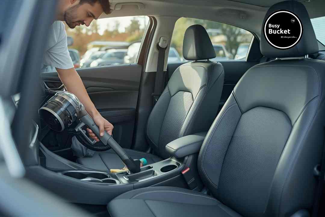 how to clean car seats at home