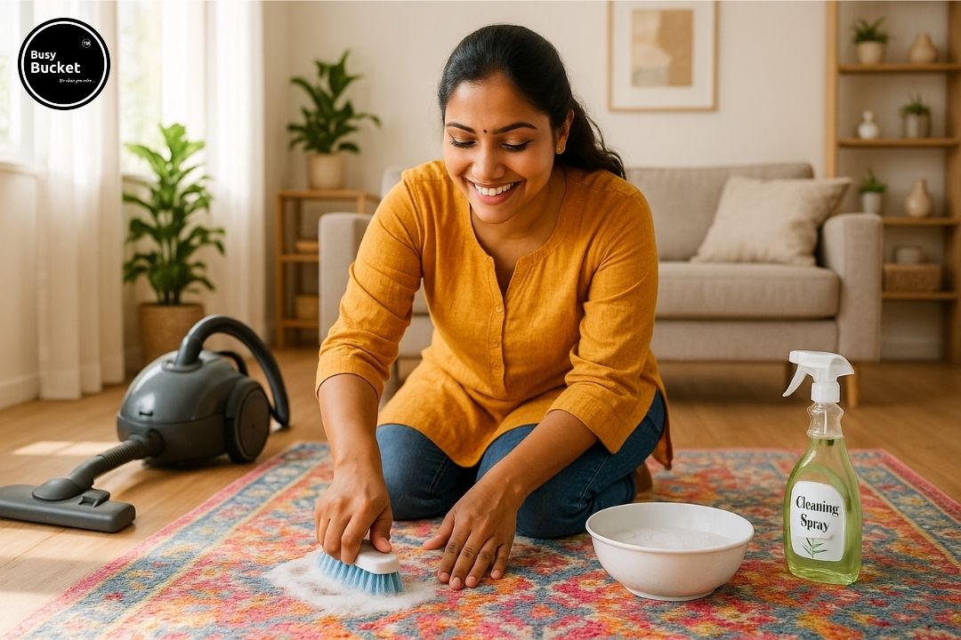 how to clean carpet at home