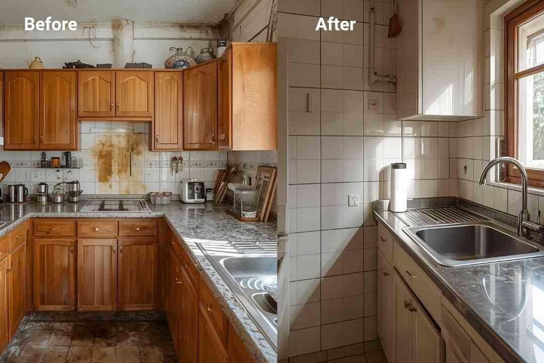 Kitchen Cleaning – Before & After