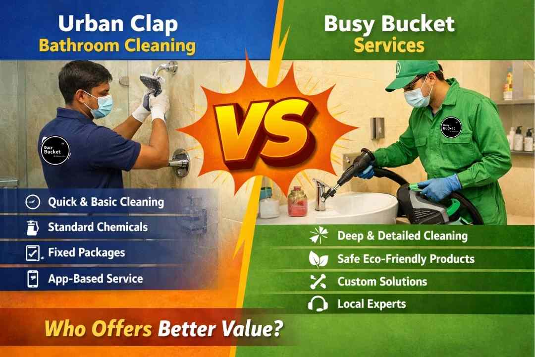Urban Clap bathroom cleaning