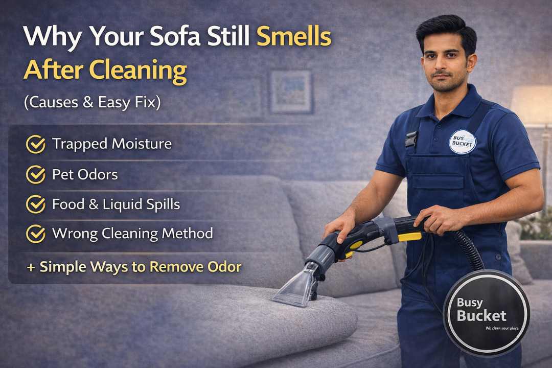 Why Your Sofa Still Smells After Cleaning